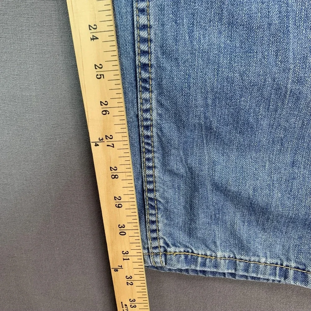Levis 559 Jeans Mens 40x31 Blue Denim Relaxed Straight Leg Light‎ Wash Faded